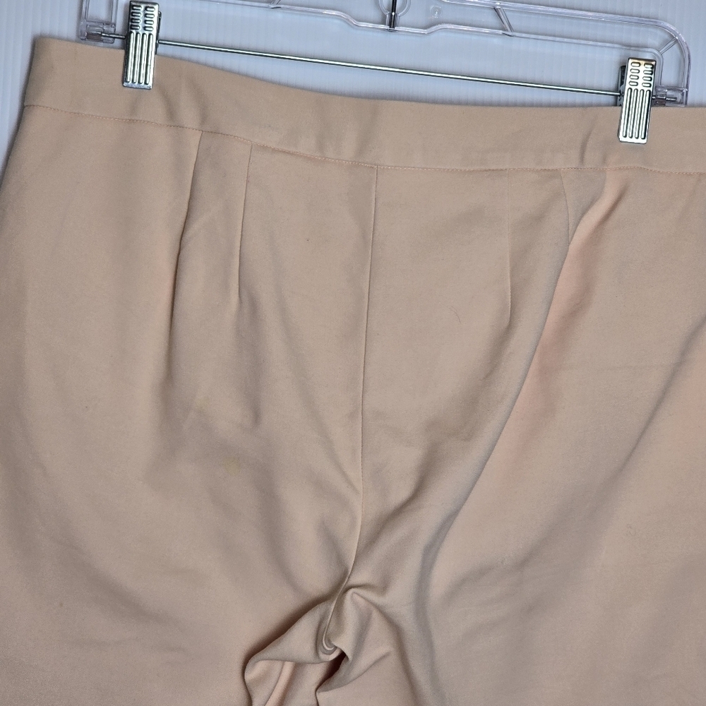 Talbots Women's Hampshire Curvy Fit Straigjt Leg PeachyPink Stretchy PantSize 8P - Picture 6 of 11